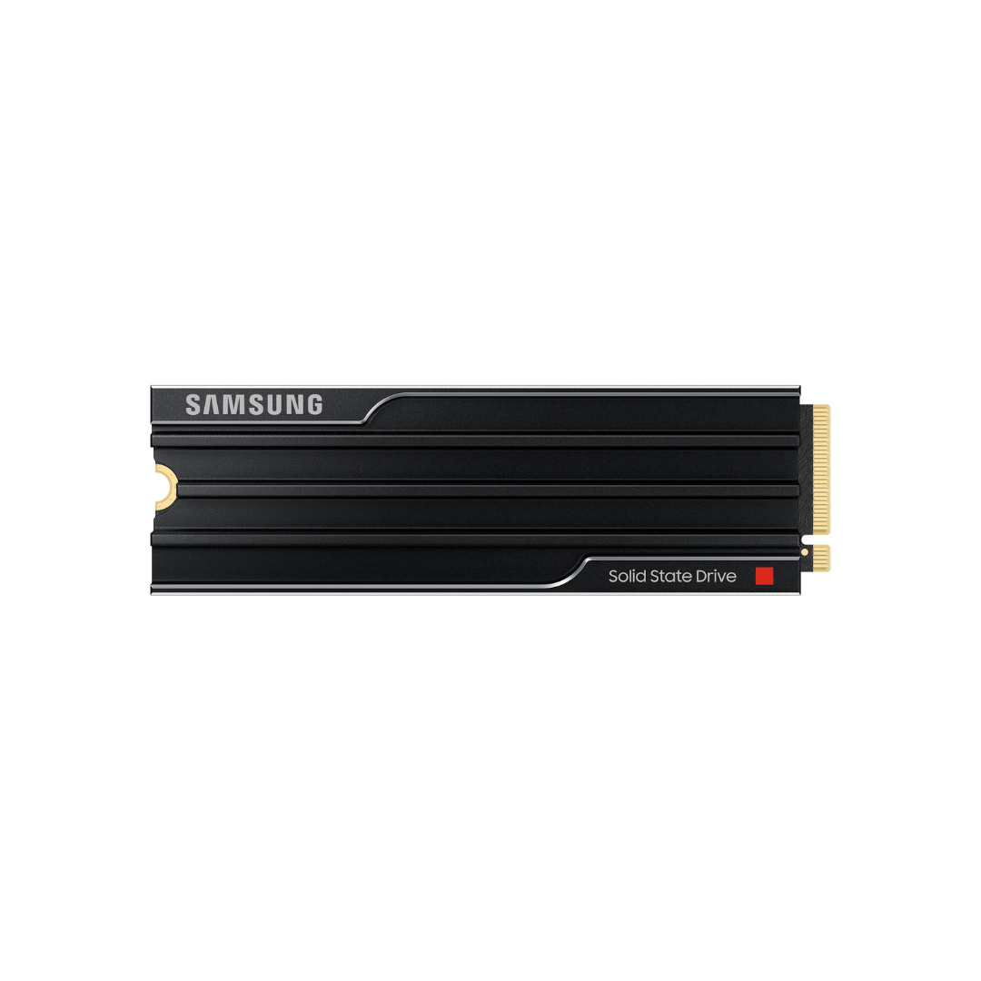 Samsung solid-state drive on a white background